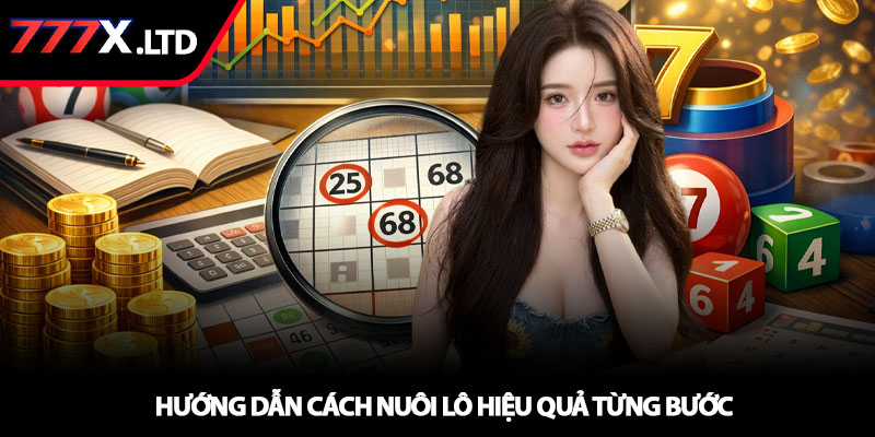 Cách nuôi lô hiệu quả - Kinh nghiệm xác suất tại 777x 3 Hướng dẫn cách nuôi lô hiệu quả từng bước