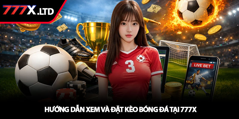 Kèo bóng đá hôm nay – Soi kèo chuẩn, cược hay tại 777x 3 Hướng dẫn xem và đặt kèo bóng đá tại 777x