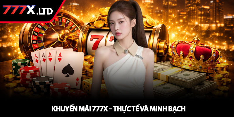 Giới thiệu 777x – Nhà cái uy tín, chơi thật thắng thật 3 Khuyến mãi 777x – Thực tế và minh bạch