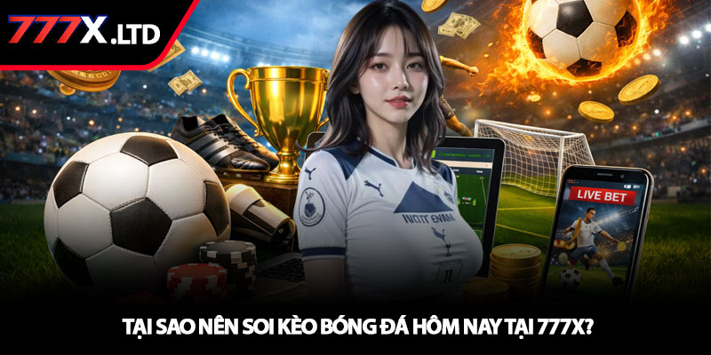 Kèo bóng đá hôm nay – Soi kèo chuẩn, cược hay tại 777x 2 Tại sao nên soi kèo bóng đá hôm nay tại 777x?