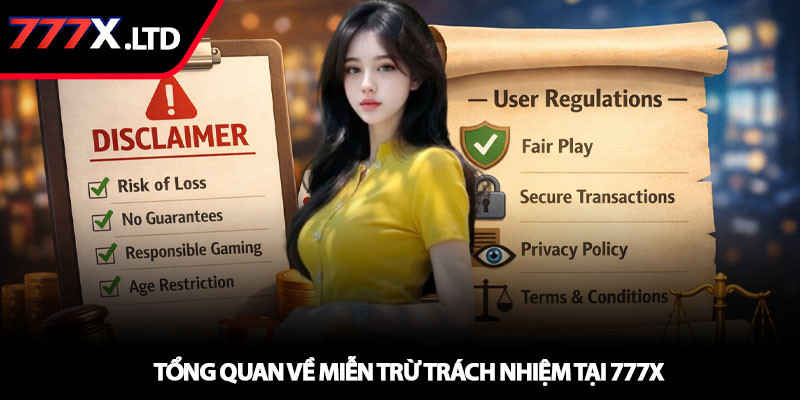 Miễn trừ trách nhiệm 777x - Quy định sử dụng minh bạch 1 Tổng quan về miễn trừ trách nhiệm tại 777x
